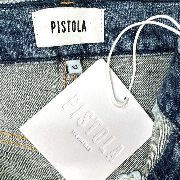 Pistola Colleen High Rise Slim Jeans P00016186MC Willow - Size 33 - Picture 7 of 9